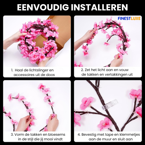 FloraLicht | LED Wandlamp met Afstandsbediening
