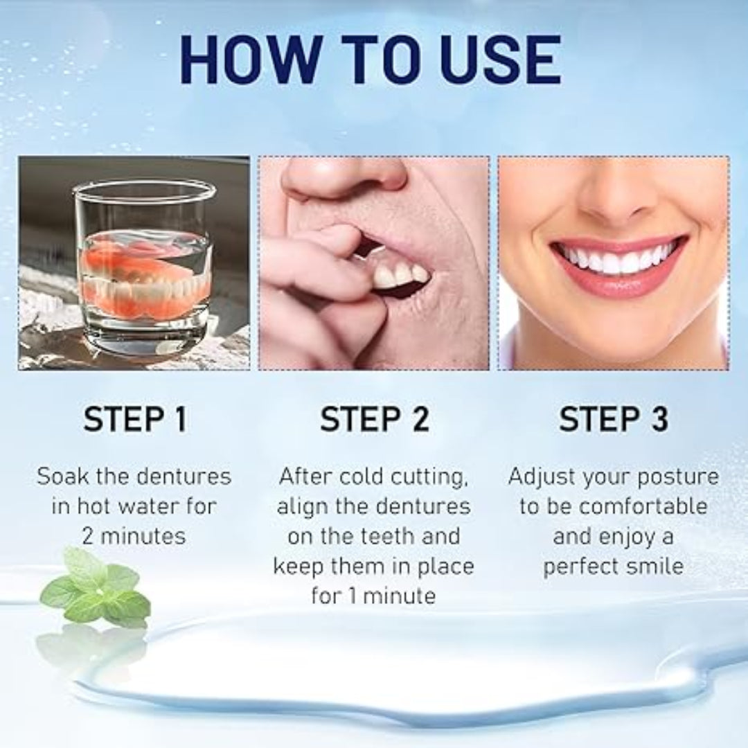 SmileFit | De kosteneffectieve oplossing voor een comfortabele en stabiele kunstgebitpasvorm!