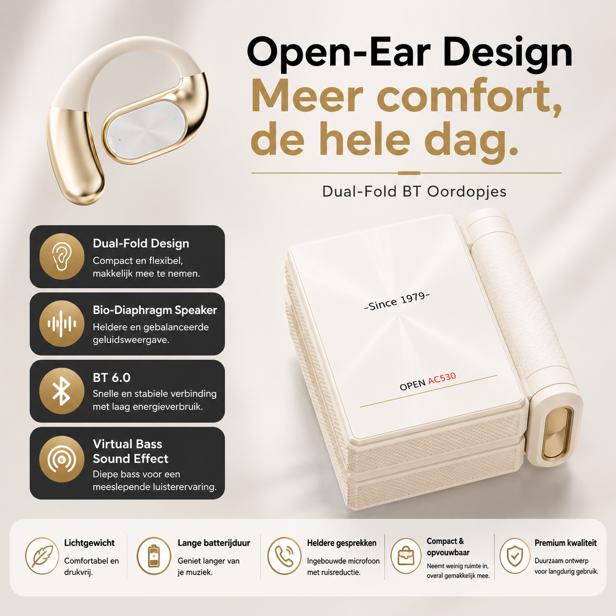 NovaSound | Draadloze Over-Ear Koptelefoon