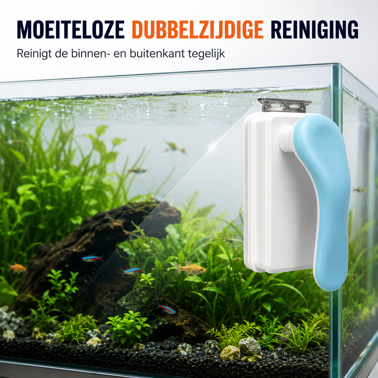 AquaMag Cleaner | Verwijdert Algen Zonder Natte Handen