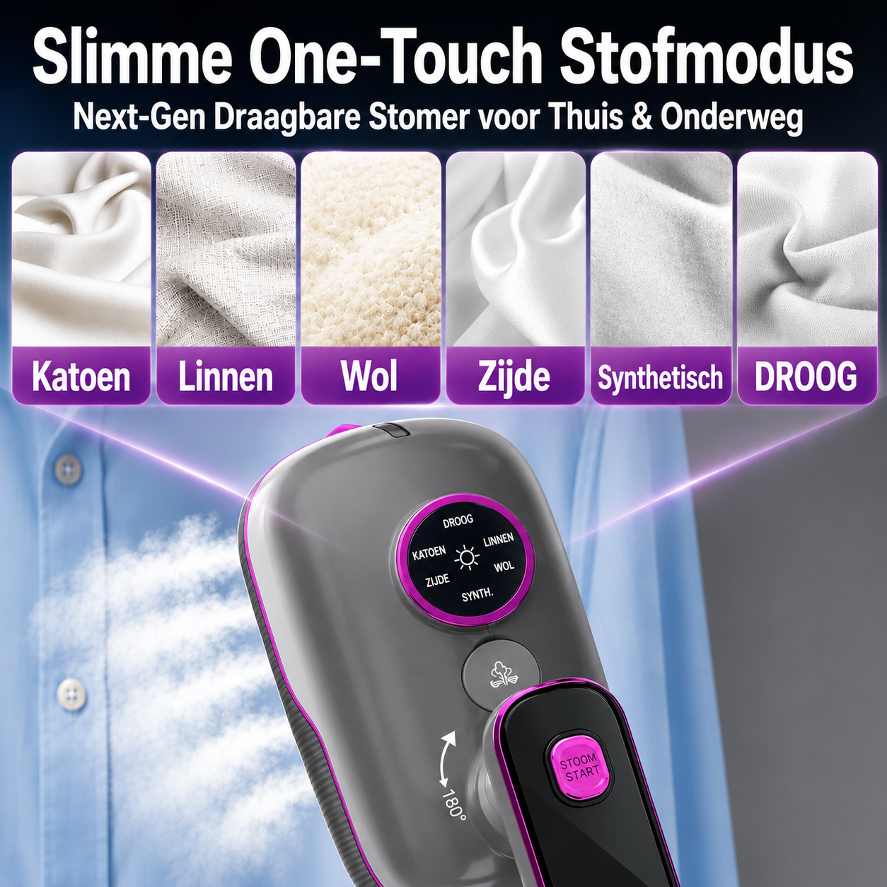 SteamGlide | Kreukvrije Kleding In Minuten