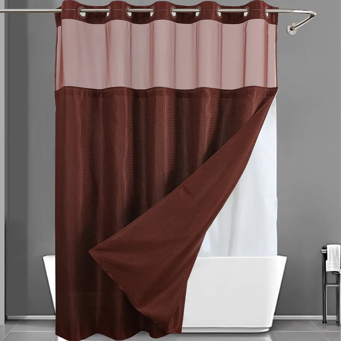 Showercurtain | Snel Ophangen Zonder Losse Haken