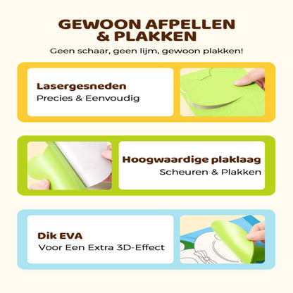 FunCraft | Doe-het-zelf 3D Foamstickers voor Fantasierijk Knutselen