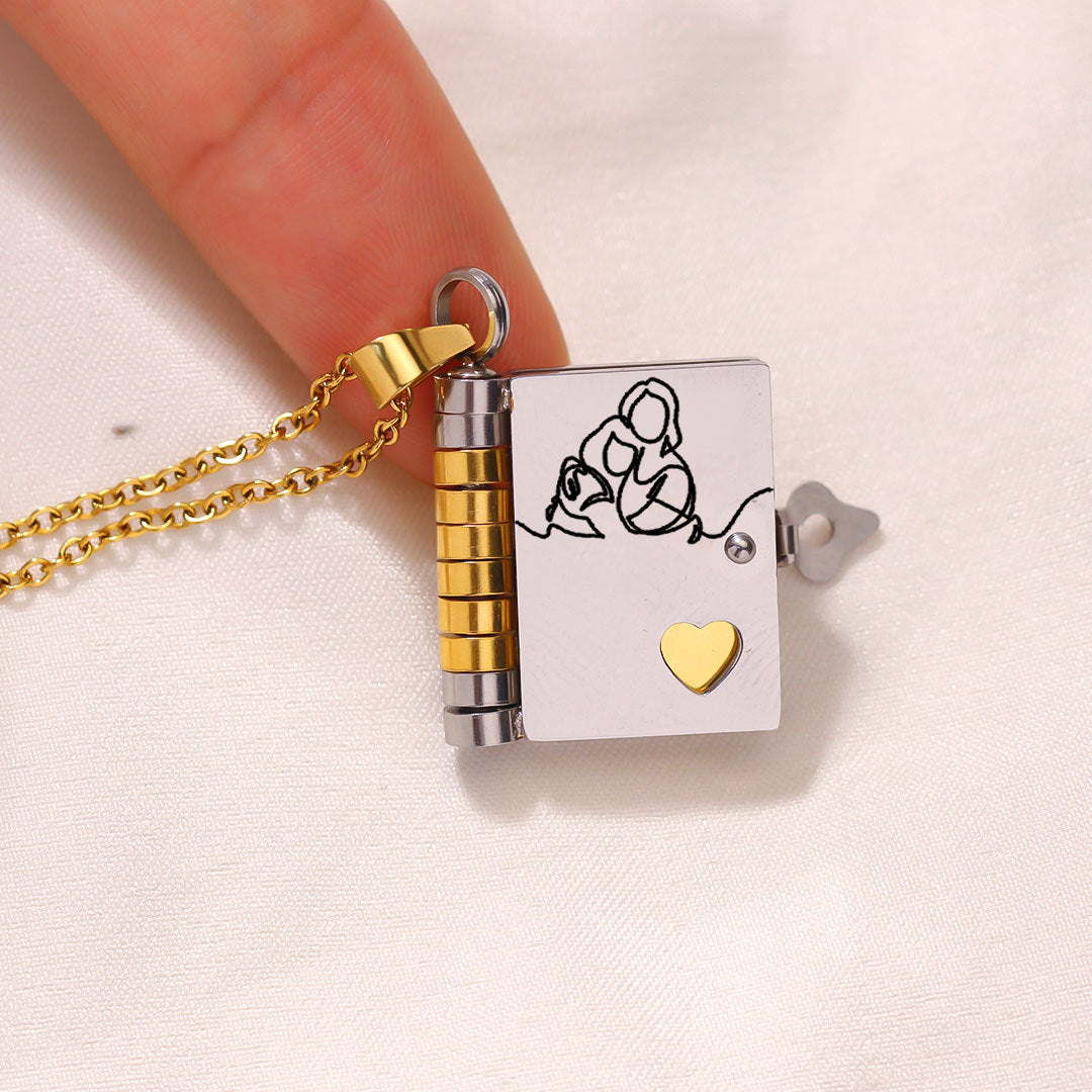 ForeverBond | Symbolische Ketting met Gegraveerde Boodschap