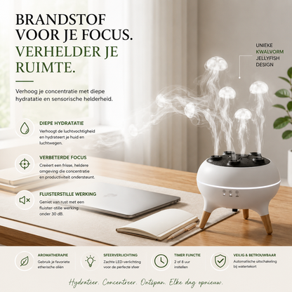 AquaJelly | Jellyfish Aroma Diffuser & Luchtbevochtiger
