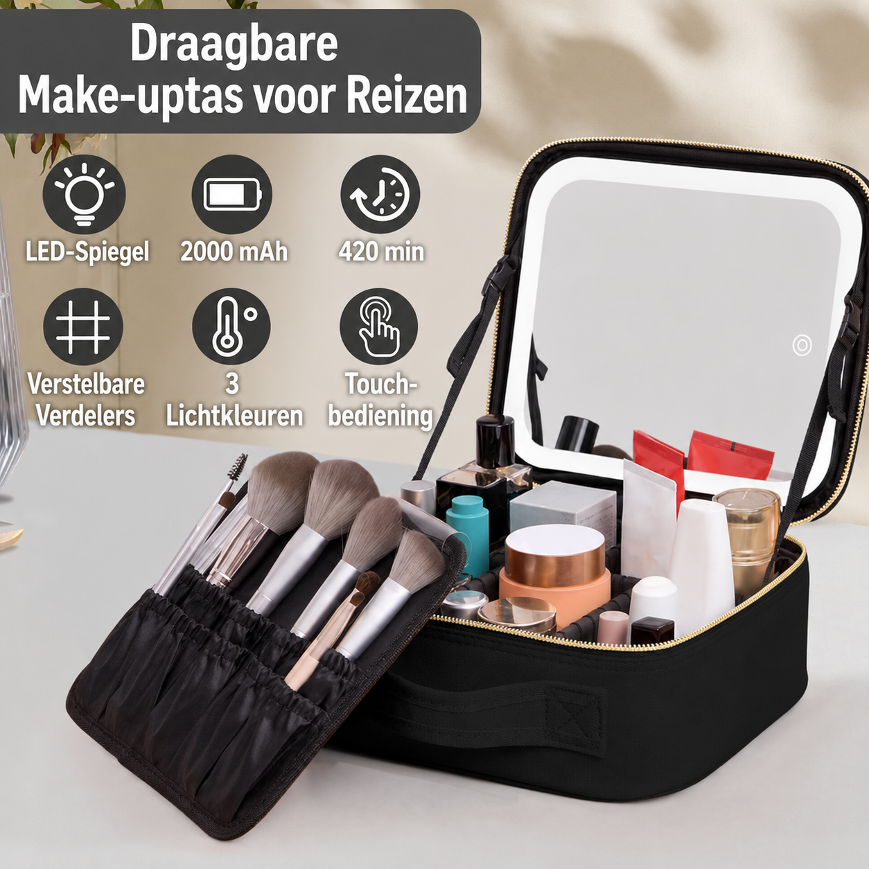Mirrors Luxe | Perfecte Make-up Met Altijd Het Juiste Licht