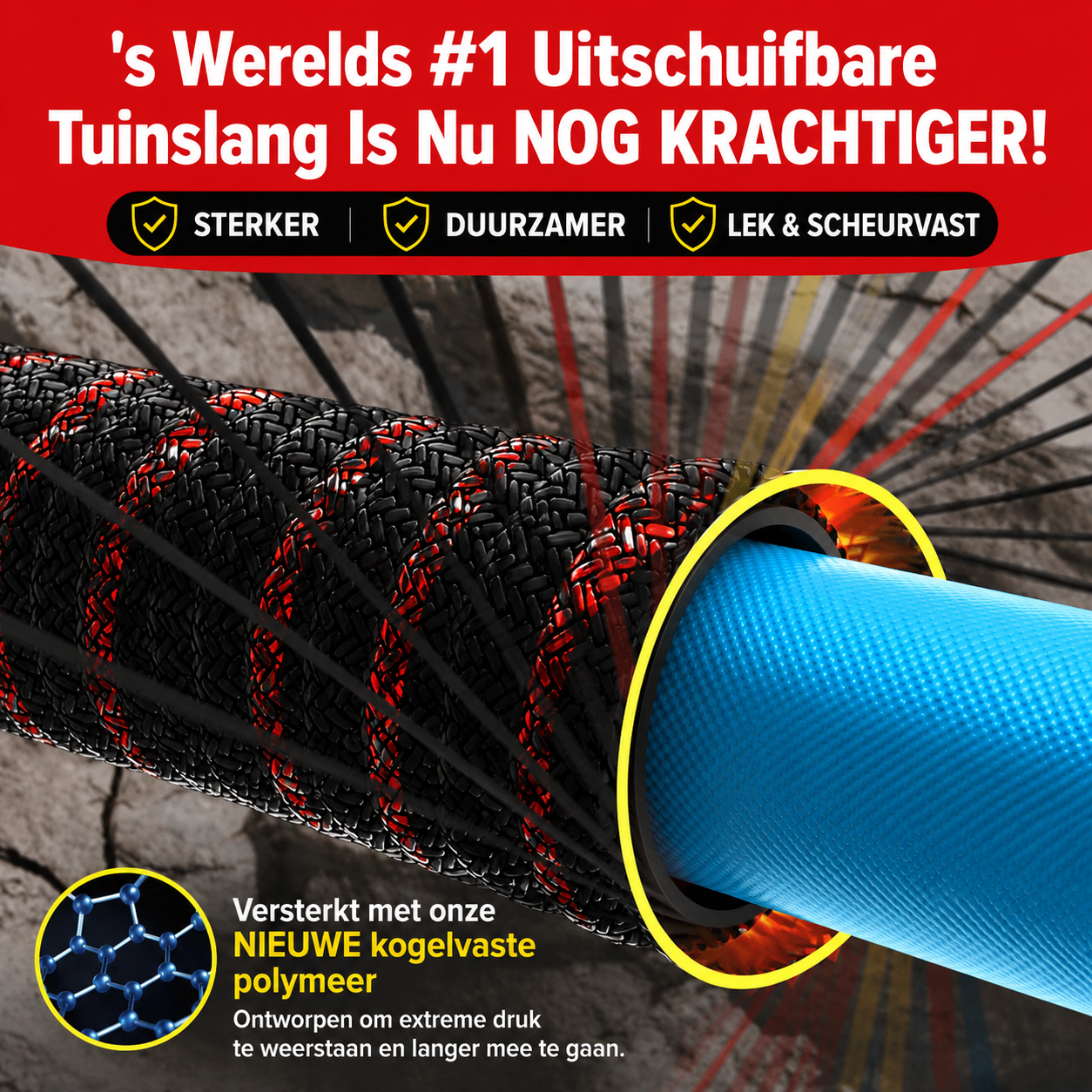 Ballistic Tuinslang | Moeiteloos Water Geven Zonder Gedoe