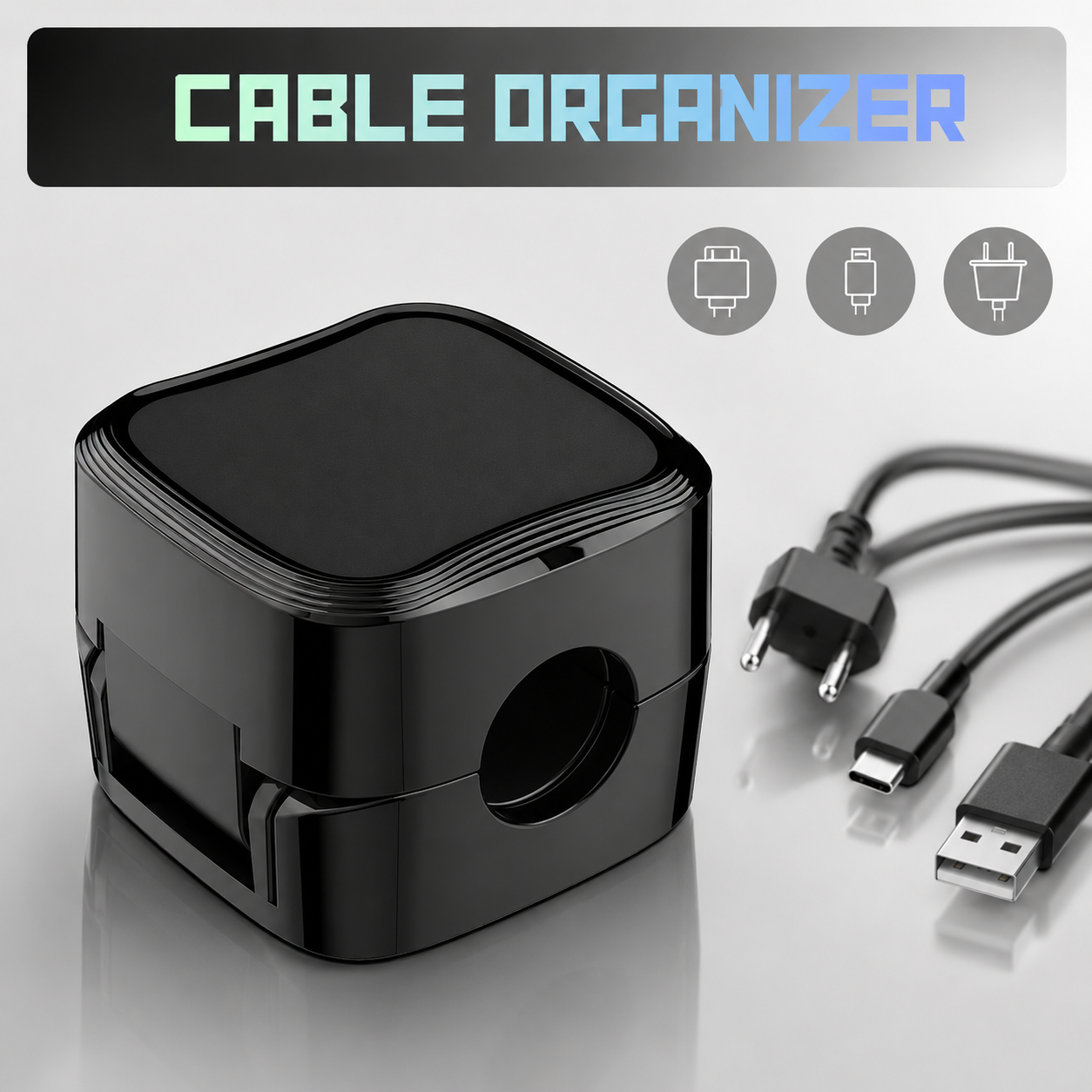 Cable Organizer | Altijd Een Opgeruimde Werkplek
