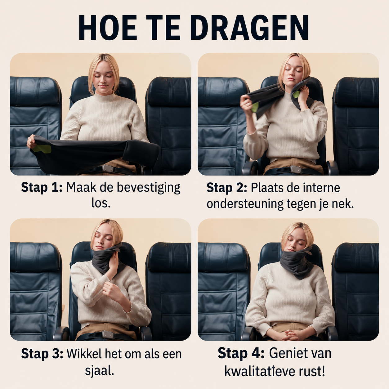 NeckNest | Comfortabel Slapen Onderweg