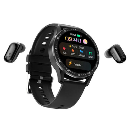 PulseSync | Luxe 2-in-1 Smartwatch met Bluetooth Oordopjes & Gezondheidsfuncties