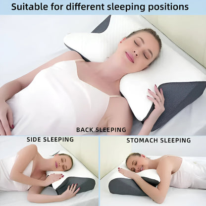 RelaxFoam Pillow | Verlicht Spanning en Verbeter je Nachtrust