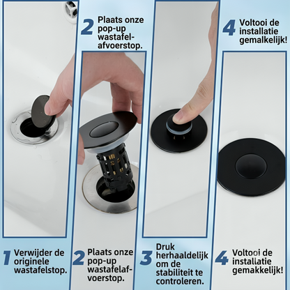 SinkGuard | Slimme Pop-up Afvoerstop Voor Een Schone Wastafel