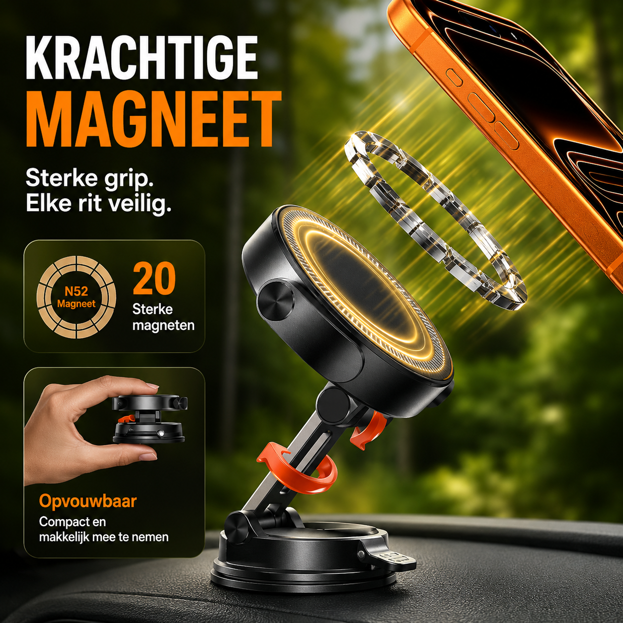 DriveMount | Magnetische Telefoonhouder Voor In De Auto