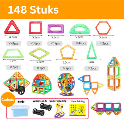 MagniCreate | Kleurrijke Magnetische Blokken