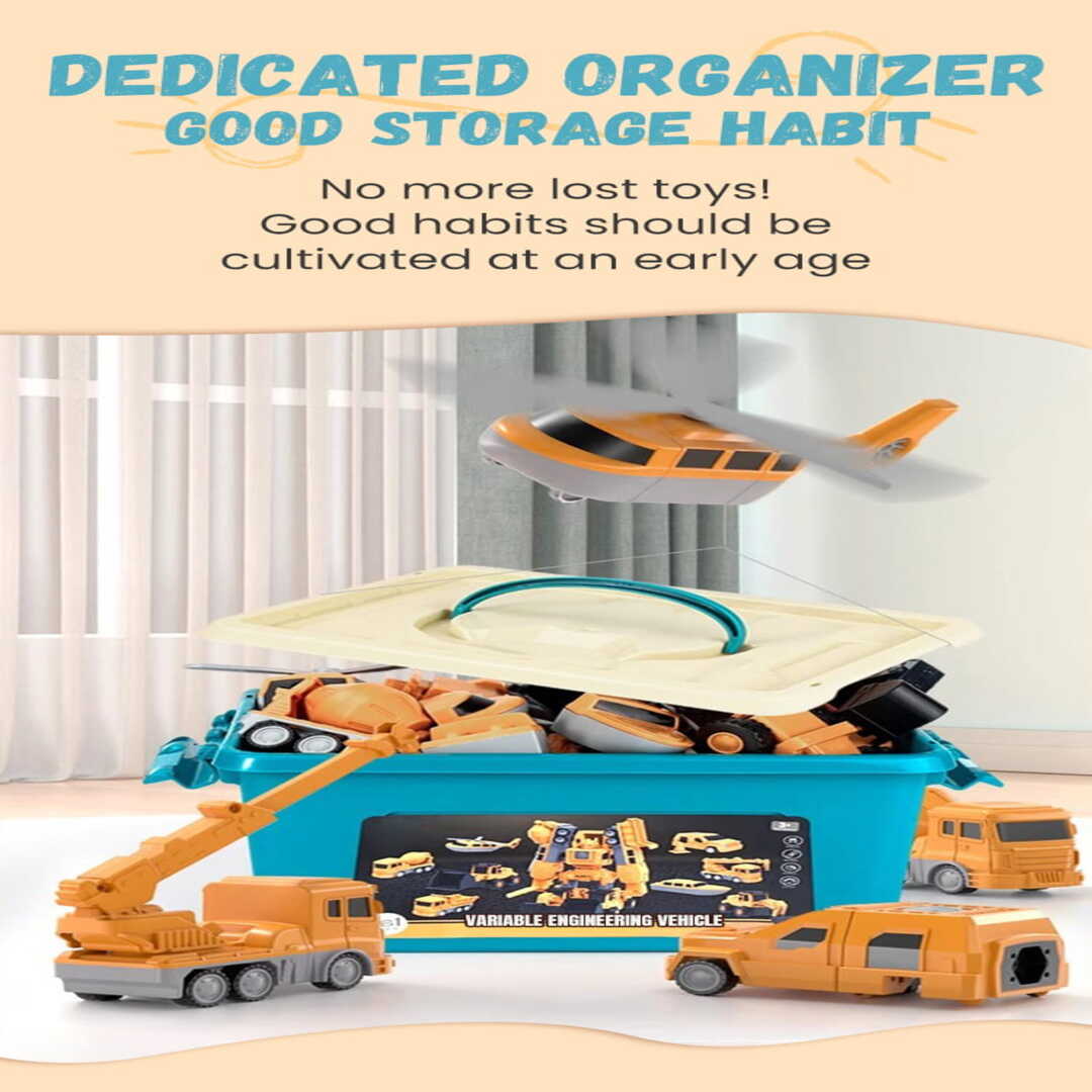 MagnoRider | Magnetische Bouw- & Transformeerauto voor Creatief Spel