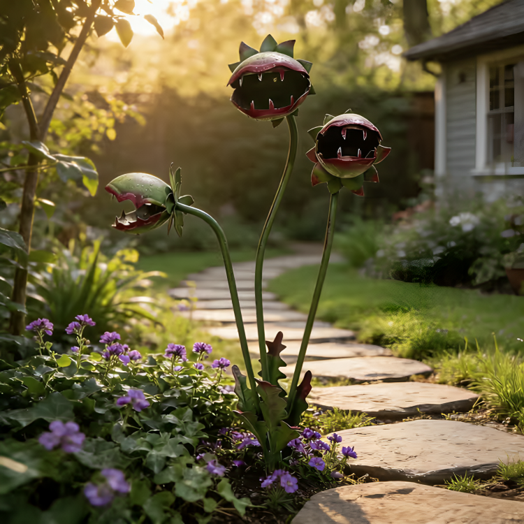 VleesPlant | Decoratieve Metalen Vleesplant Voor De Tuin