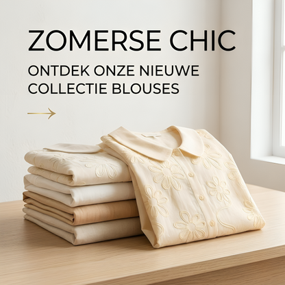 Rosalie | Geborduurde Blouse
