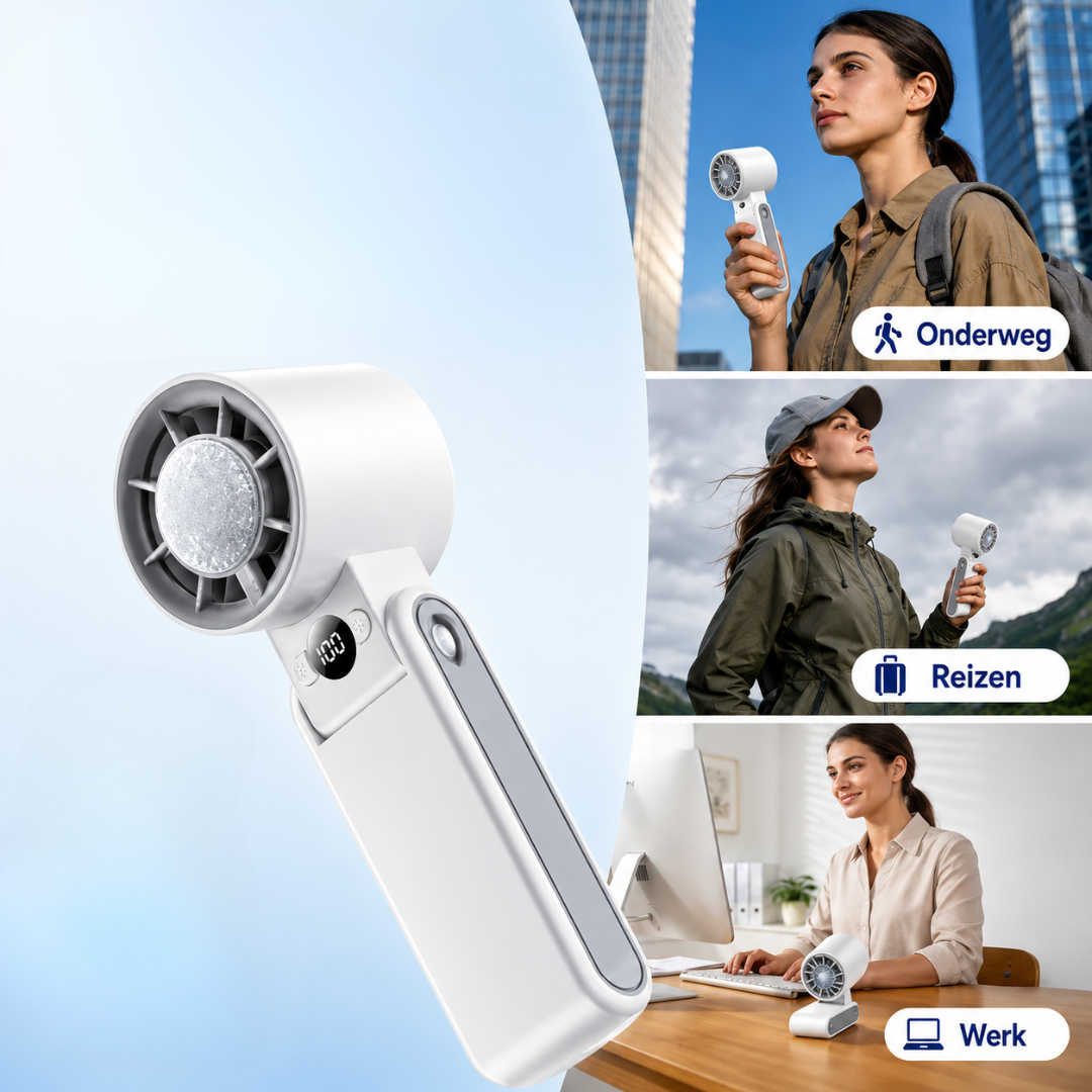TurboBreeze | Directe Verkoeling Onderweg
