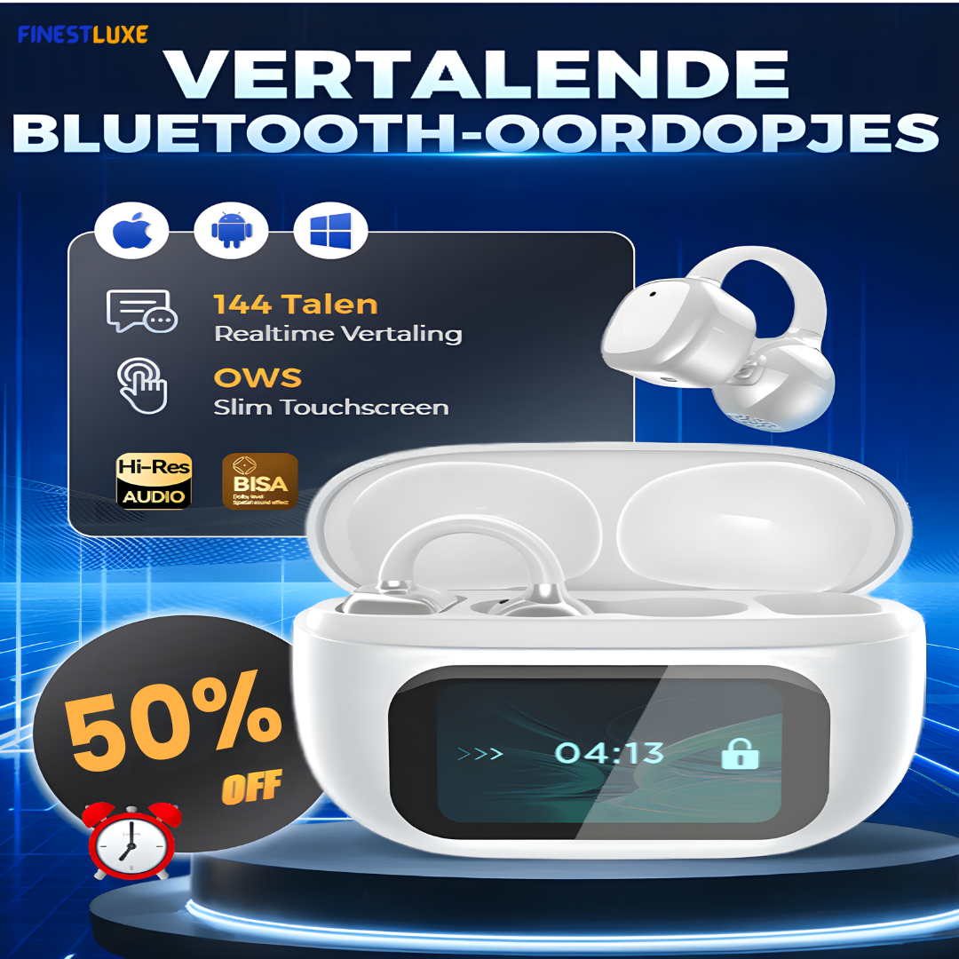 MS190 KI-vertaal-koptelefoon, 3-in-1, real-time