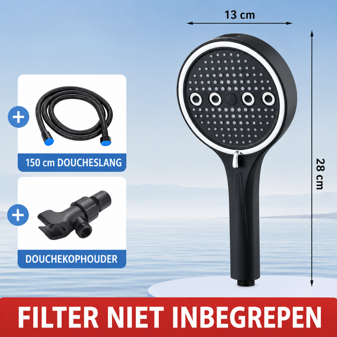 ShowerFlex | Handdouche Met 6 Straalstanden En Krachtige Waterdruk