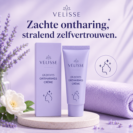 Velisse™ Gezichtsontharingscrème | Binnen Enkele Minuten Een Gladde En Verzorgde Huid