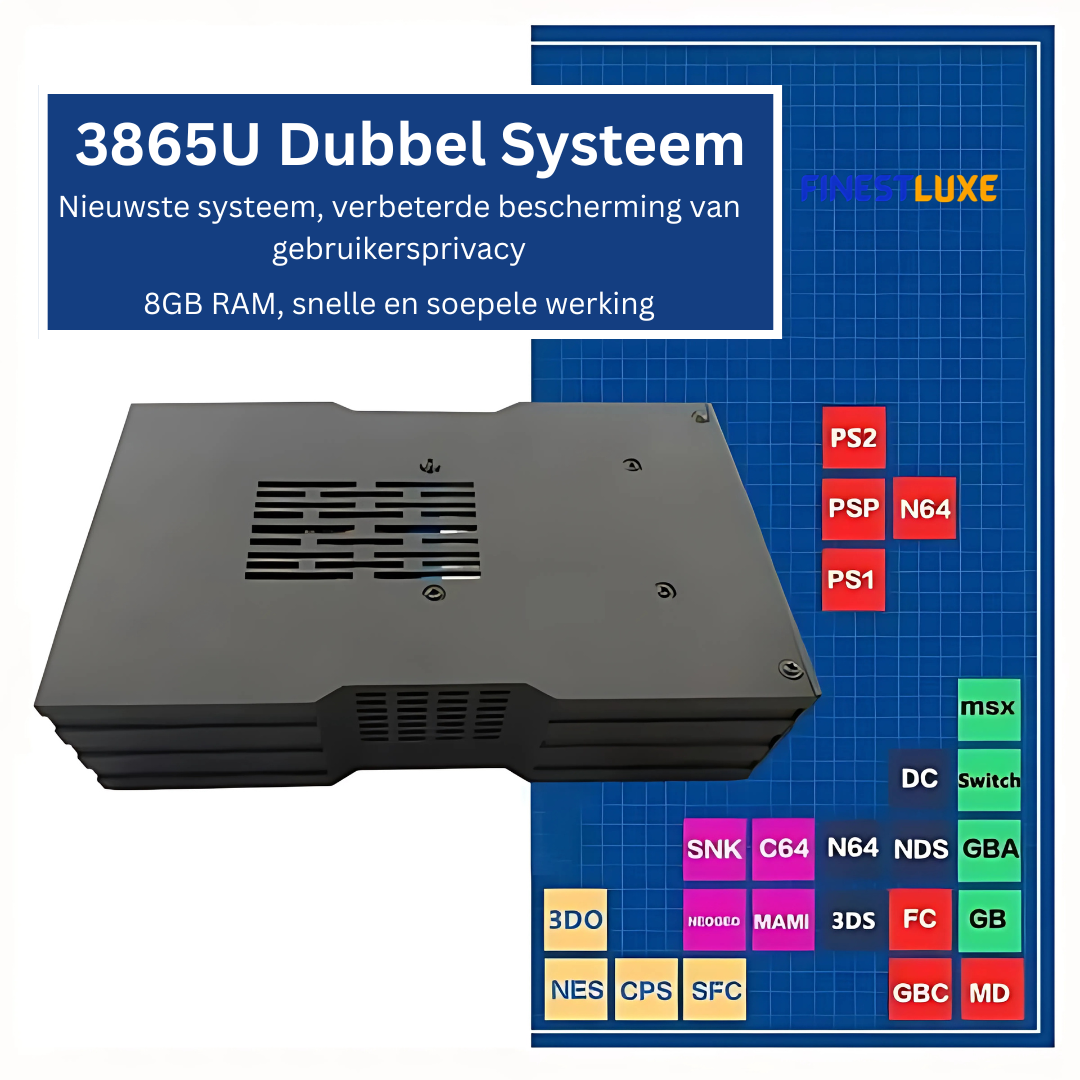 GameVault | Retro Spelconsole met Duizenden Klassiekers en HDMI-aansluiting