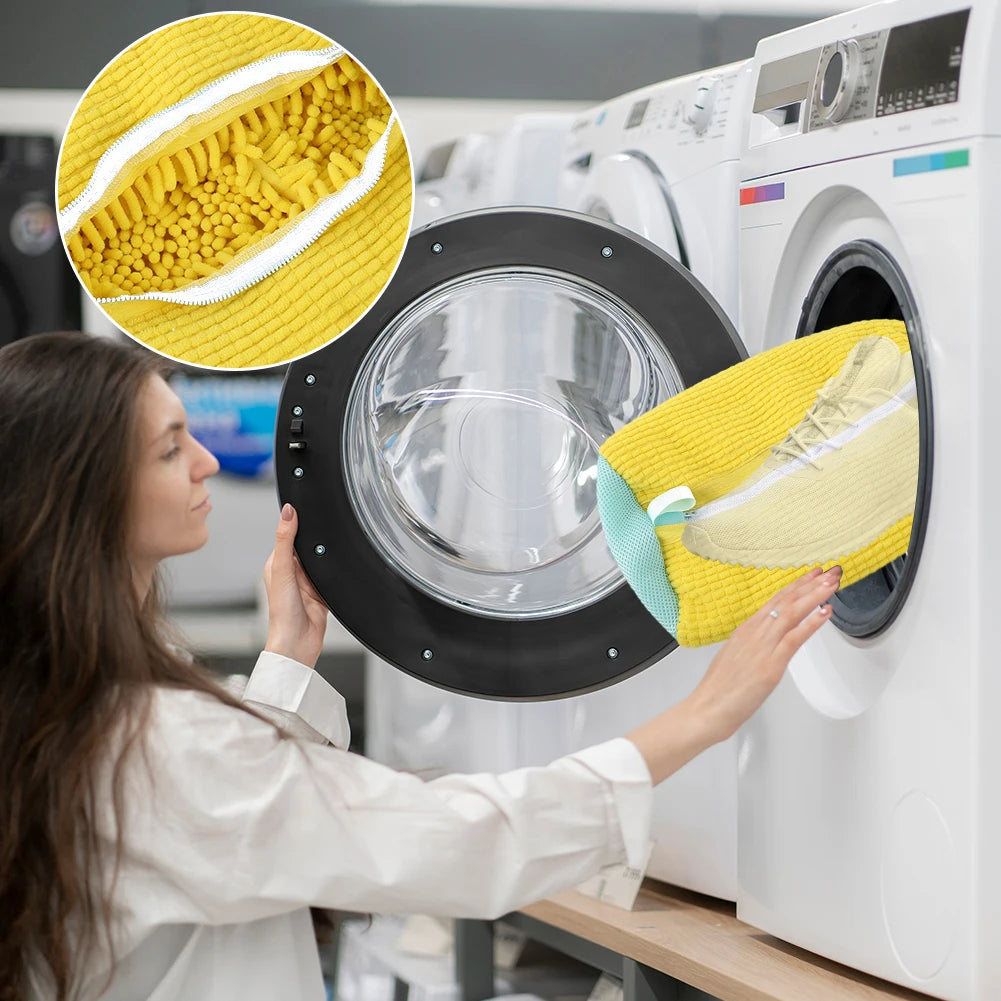 Leren Sneakers Schoenen Wassen In De Wasmachine Schoenen