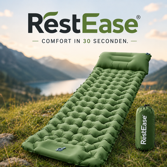 RestEase | Opblaasbare Slaapmat – Comfort Overal Mee Naartoe