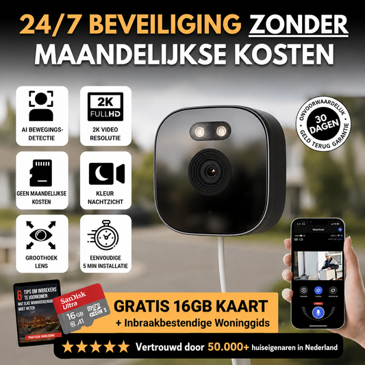 SilentWatch | Slimme Raamcamera voor Dag & Nachtzicht