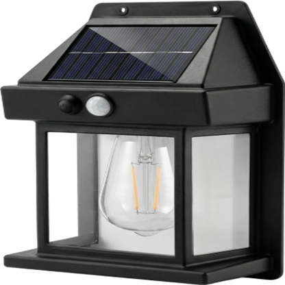 SolarSense | Beweging Sensor Zonnewandlamp voor Efficiënte Buitenverlichting
