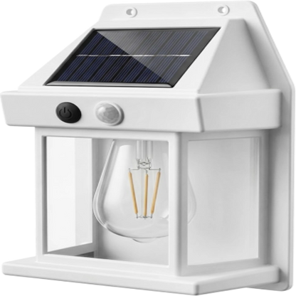 SolarSense | Beweging Sensor Zonnewandlamp voor Efficiënte Buitenverlichting