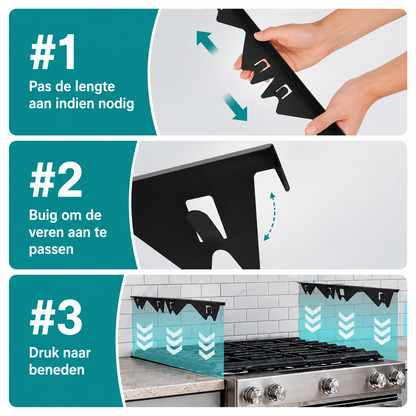 StoveGap Pro | Altijd Een Schone Keuken Zonder Kieren