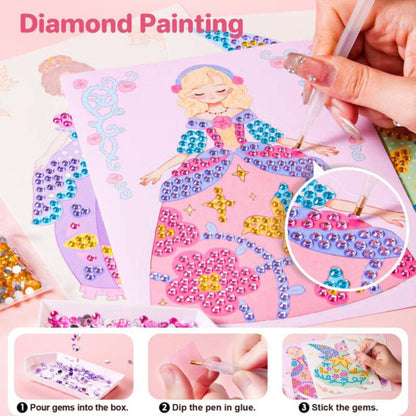 RoyalGlam | Creatief Sticker- & Make-Up Boek voor Kleine Kunstenaars
