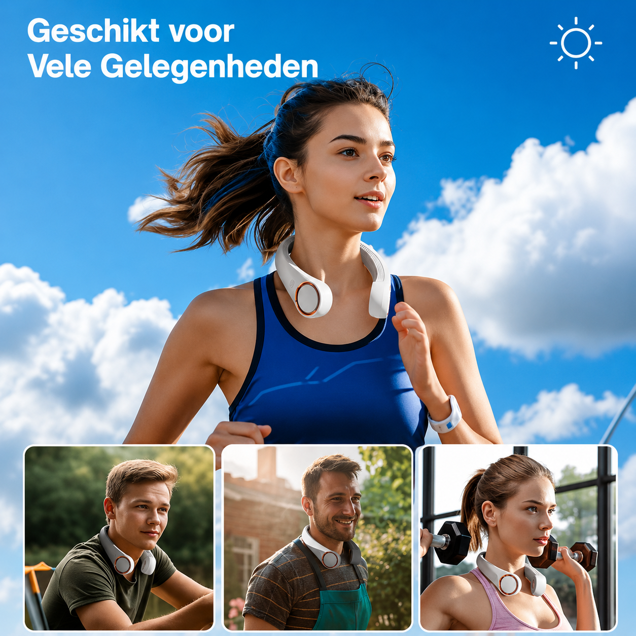 BreezeNeck | Draagbare Nekventilator voor Directe Verkoeling