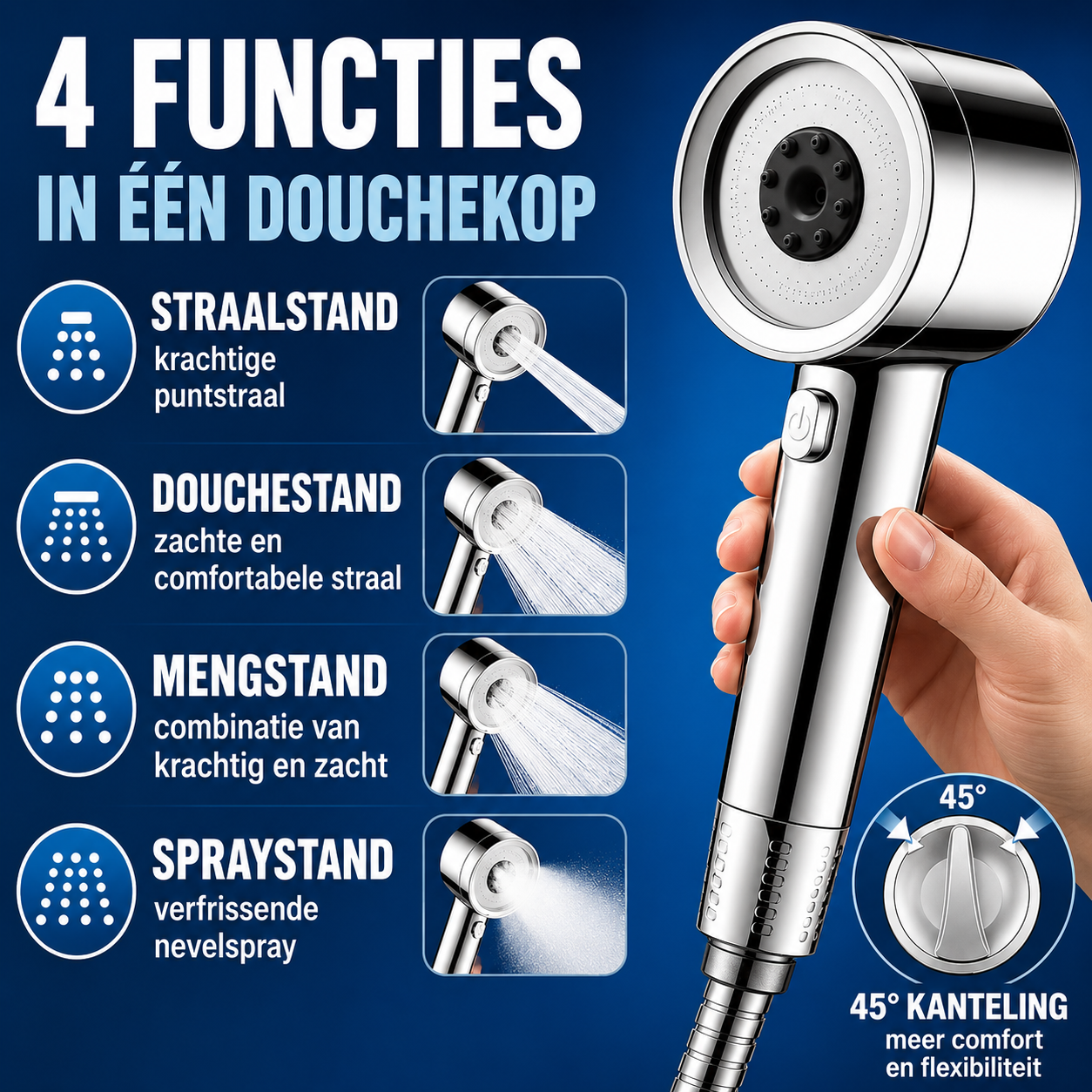 ShowerPure | Krachtige En Schone Douche-ervaring