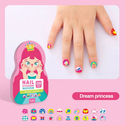 NailFun | Kinder Nagelstickers met Kleurrijke Patronen