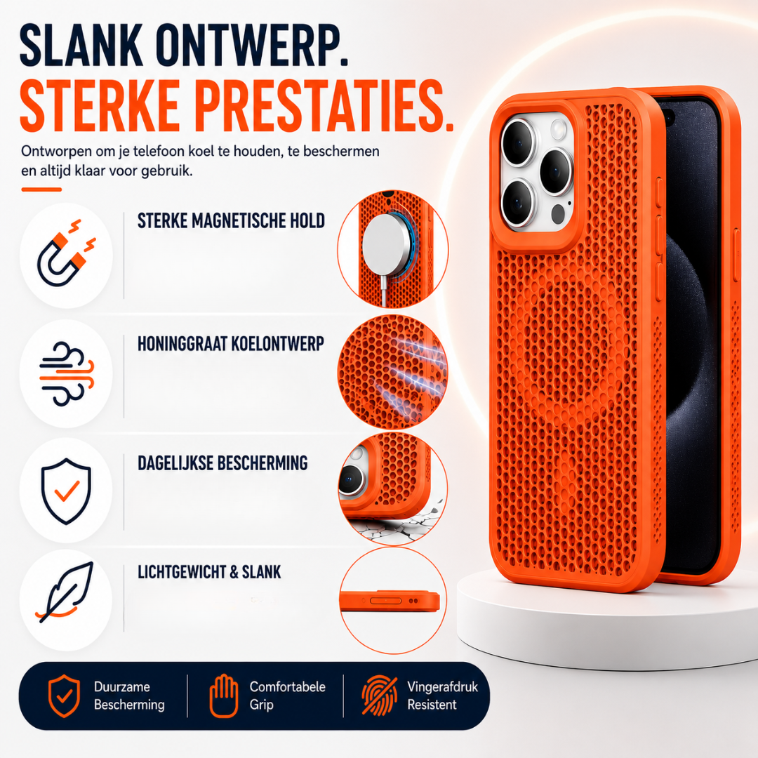 CoolFlow Case | Minder Warmte, Meer Gebruiksgemak