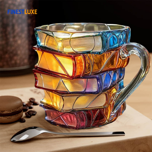 LibroMug | Handgemaakte 3D Mok voor Boekenliefhebbers