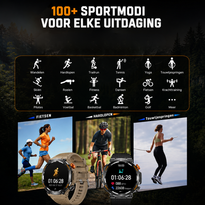 MotionTrack Smartwatch | Houd Grip Op Je Prestaties En Je Dag