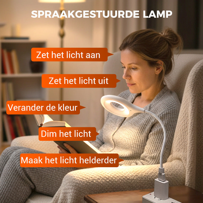 EchoLight | Slimme Stem LED Lamp voor Elke Ruimte