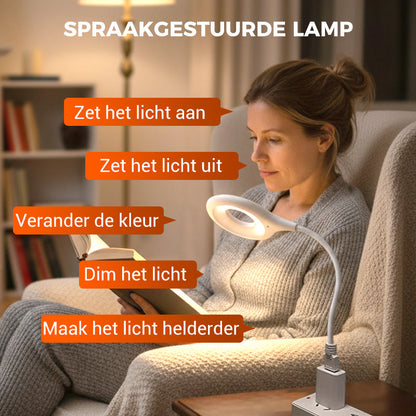 EchoLight | Slimme Stem LED Lamp voor Elke Ruimte