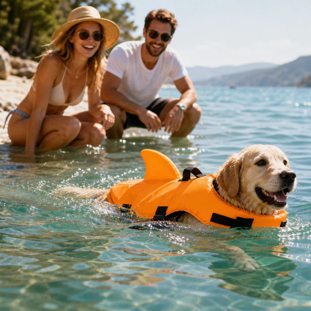 SharkPaw | Zwemvest Voor Honden Met Haaienvin