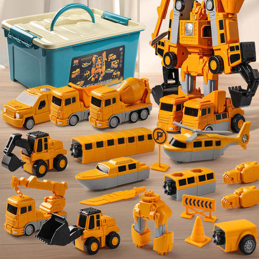 MagnoRider | Magnetische Bouw- & Transformeerauto voor Creatief Spel