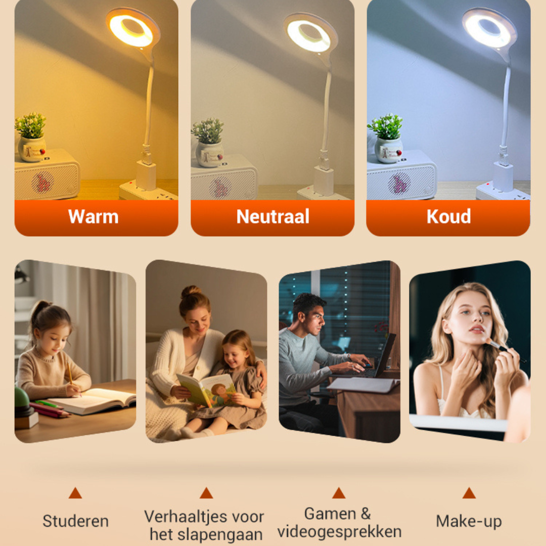 EchoLight | Slimme Stem LED Lamp voor Elke Ruimte