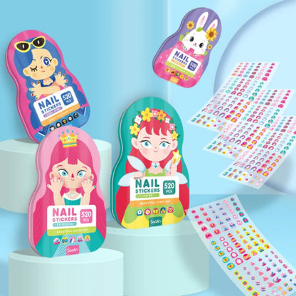 NailFun | Kinder Nagelstickers met Kleurrijke Patronen