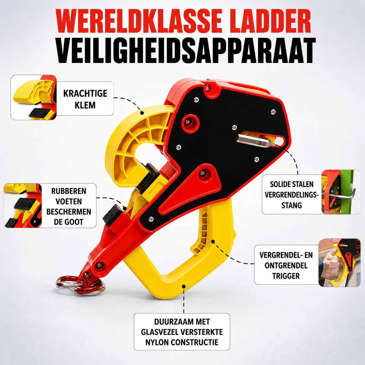 RoofLock Stabilizer | Voorkom Verschuiven Van Je Ladder