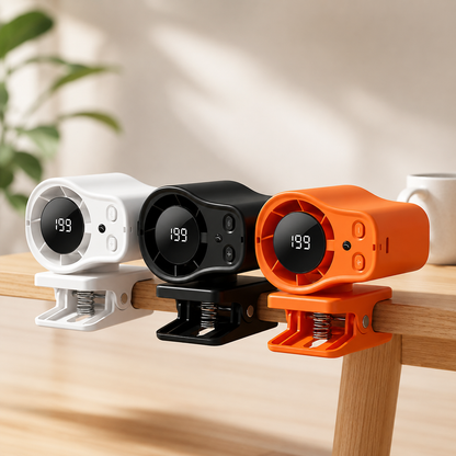 TurboClip Fan | Altijd Persoonlijke Verkoeling Binnen Handbereik