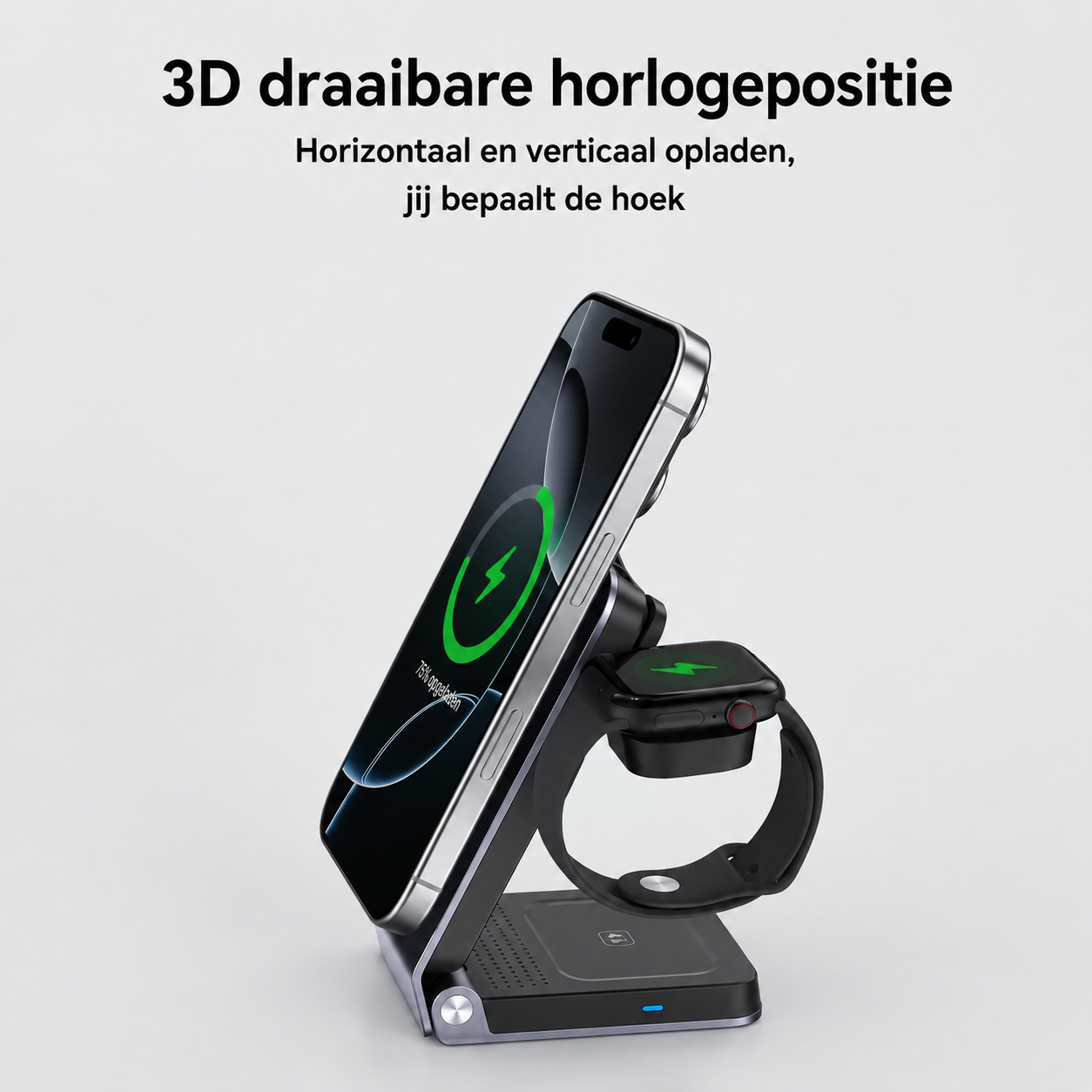 MagDock Elite | Drie Apparaten Opladen Met Eén Compact Station