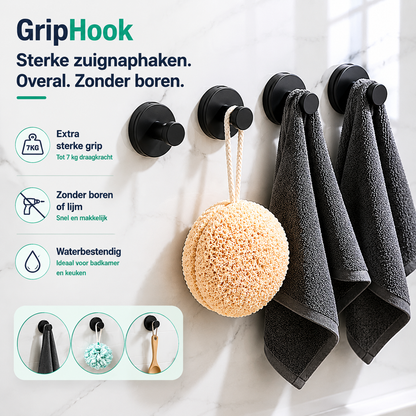 GripHook | 4 Stuks Slimme Opbergoplossing voor Thuis