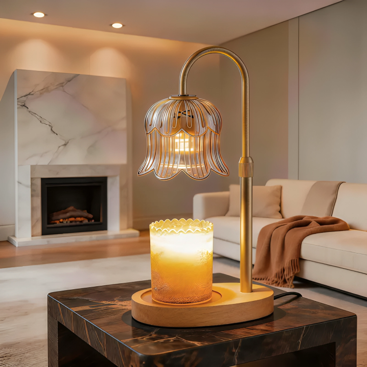 CandleGlow | Metalen Kaarsenwarmerlamp Met Timer